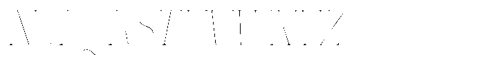 Novalux Thin Extra Condensed Italic Font UPPERCASE