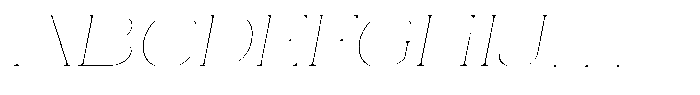 Novalux Thin Extra Exp Italic Font UPPERCASE