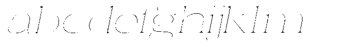 Novalux Thin Extra Exp Italic FONT