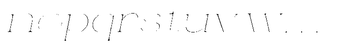 Novalux Thin Extra Exp Italic Font LOWERCASE
