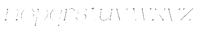 Novalux Thin Sem Exp Italic Font LOWERCASE