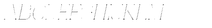 Novalux Thin Semi Condensed Italic Font UPPERCASE