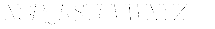 Novalux Thin Semi Condensed Italic Font UPPERCASE