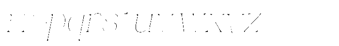 Novalux Thin Semi Condensed Italic Font LOWERCASE