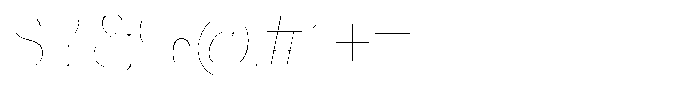 Novalux Thin Semi Condensed Font OTHER CHARS