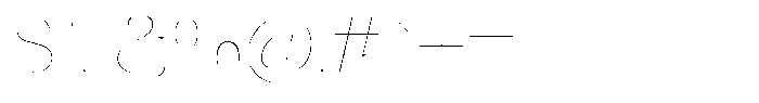 Novalux Thin Semi Expanded Font OTHER CHARS