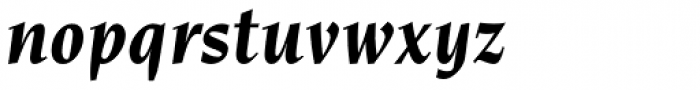 Novarese Pro Bold Italic Font LOWERCASE
