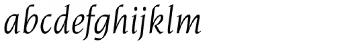 Novarese Pro Book Italic Font LOWERCASE