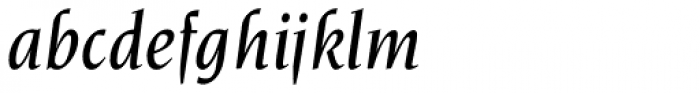Novarese Std Medium Italic Font LOWERCASE