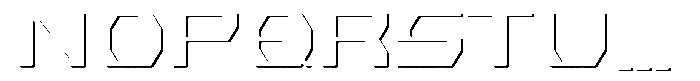 Novarix Shadow Font LOWERCASE