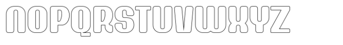 Novaro Outline Font UPPERCASE