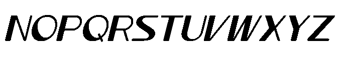 Novas Lumina Italic Font UPPERCASE