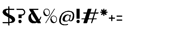 Novas Lumina Regular Font OTHER CHARS