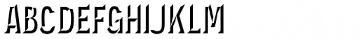 Novecento Carved Condensed Bold Font UPPERCASE