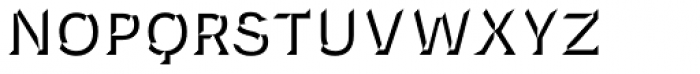 Novecento Carved Demi Bold Font LOWERCASE