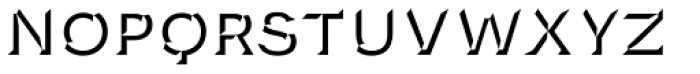 Novecento Carved Wide Demi Bold Font LOWERCASE