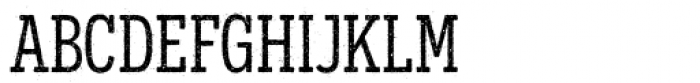 Novecento Slab Rough Condensed Normal Font UPPERCASE