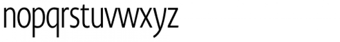 Novel Display Extra Light Extra Compressed Font LOWERCASE