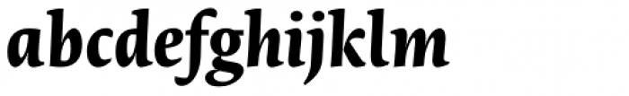 Novel Pro ExtraBold Italic Font LOWERCASE