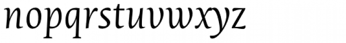 Novel Pro ExtraLight Italic Font LOWERCASE