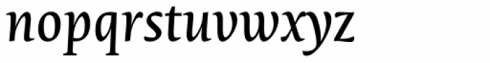 Novel Pro Italic Font LOWERCASE