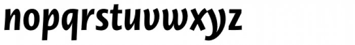Novel Sans Condensed Pro Bold Italic Font LOWERCASE