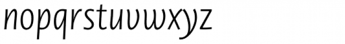 Novel Sans Condensed Pro ExtraLight Italic Font LOWERCASE