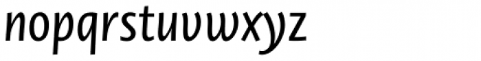 Novel Sans Condensed Pro Italic Font LOWERCASE
