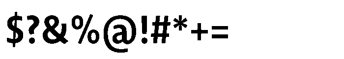 Novel Sans Cyrillic Condensed Bold Font OTHER CHARS