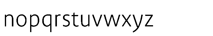 Novel Sans Cyrillic Condensed ExtraLight Font LOWERCASE