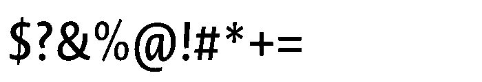 Novel Sans Cyrillic Condensed Medium Italic Font OTHER CHARS