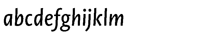 Novel Sans Cyrillic Condensed Medium Italic FONT