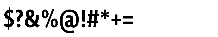 Novel Sans Cyrillic XCondensed Bold Font OTHER CHARS