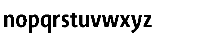 Novel Sans Cyrillic XCondensed Bold Font LOWERCASE