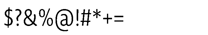 Novel Sans Cyrillic XCondensed Light Font OTHER CHARS