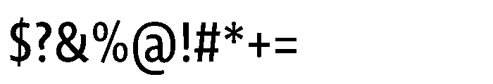 Novel Sans Cyrillic XCondensed Medium Font OTHER CHARS