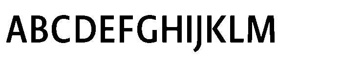 Novel Sans Cyrillic XCondensed Semi Bold Font UPPERCASE