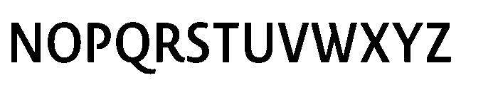 Novel Sans Cyrillic XCondensed Semi Bold Font UPPERCASE