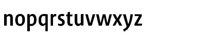 Novel Sans Cyrillic XCondensed Semi Bold Font LOWERCASE