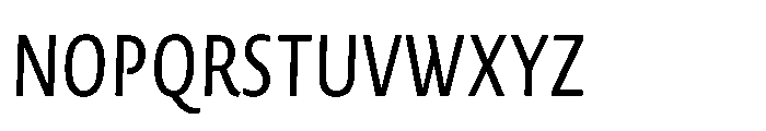 Novel Sans Cyrillic XXCondensed Italic Font UPPERCASE