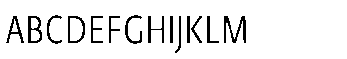 Novel Sans Cyrillic XXCondensed Light Font UPPERCASE