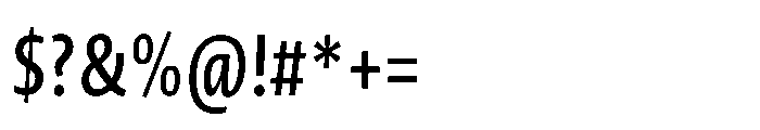 Novel Sans Cyrillic XXCondensed Medium Italic Font OTHER CHARS
