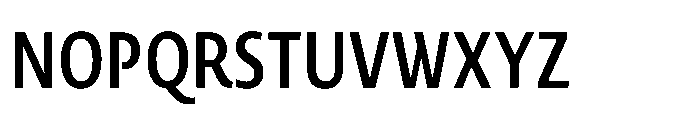 Novel Sans Cyrillic XXCondensed Semi Bold Font UPPERCASE