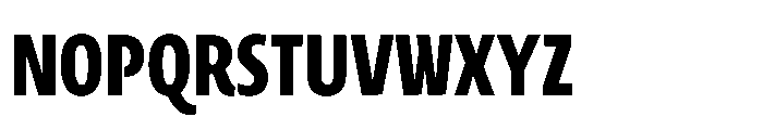 Novel Sans Cyrillic XXXCondensed ExtraBold Font UPPERCASE