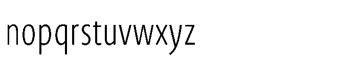 Novel Sans Cyrillic XXXCondensed ExtraLight Font LOWERCASE