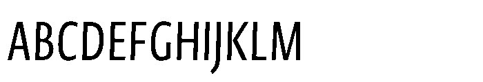 Novel Sans Cyrillic XXXCondensed Italic Font UPPERCASE
