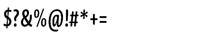 Novel Sans Cyrillic XXXCondensed Medium Italic Font OTHER CHARS