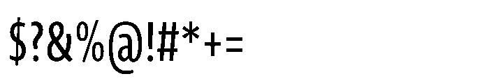 Novel Sans Cyrillic XXXCondensed Regular Font OTHER CHARS