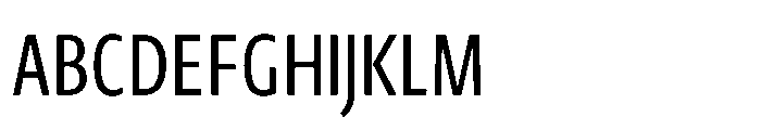 Novel Sans Cyrillic XXXCondensed Regular Font UPPERCASE