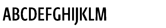 Novel Sans Cyrillic XXXCondensed Semi Bold Font UPPERCASE
